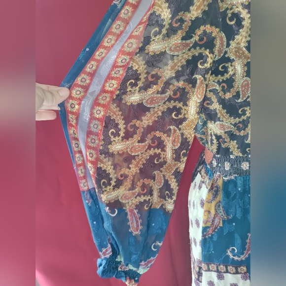 Reba boho handkerchief hem dress - Picture 11 of 12